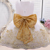 Baby One Year Old Full Moon European And American Girls Print Wedding Princess Dress