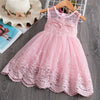 Girls dress lace cutout princess dress