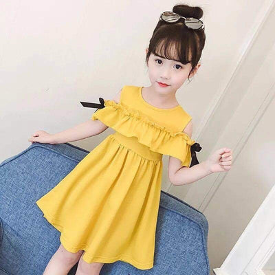 Children's Strapless Dress Princess Dress Little Girl