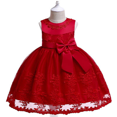 Flower Girl Festive Dress Christmas New Year Girls Dress