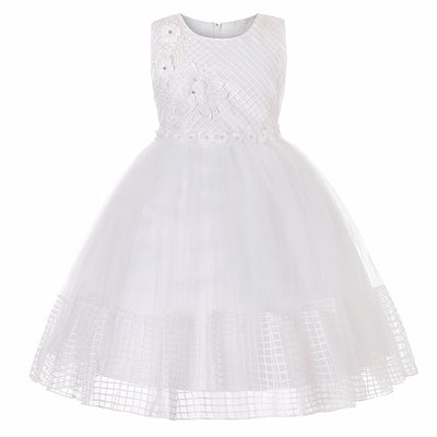 Girls Performance Lace Wedding Dress