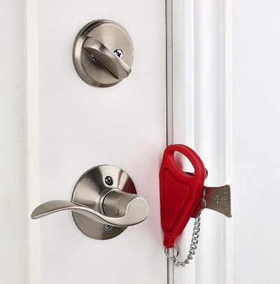 Portable safety door lock