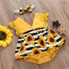 , Lace Wrapper For Newborn Baby, Sunflower Baby One-piece Romper