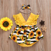 , Lace Wrapper For Newborn Baby, Sunflower Baby One-piece Romper