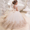 Fashion Polyester Children's Dress Lace Puff Skirt