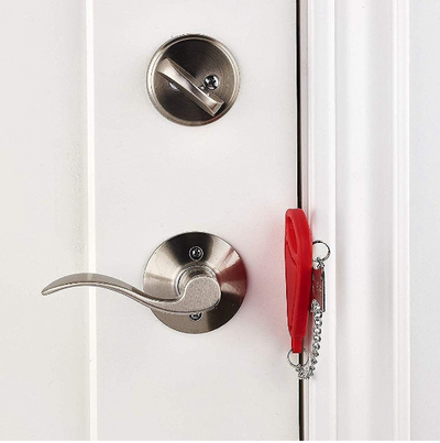 Portable safety door lock