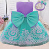 Baby One Year Old Full Moon European And American Girls Print Wedding Princess Dress