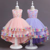 Children's Puffy Wedding Princess Dress Girl Color