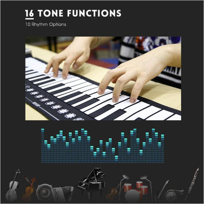 Portable Flexible Digital Keyboard Piano 49 Keys - Etrendpro